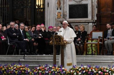 El Papa a la Comunidad San Egidio: �Contin�en con audacia en su camino�