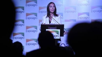 En el arranque de Expoagro, Mar�a Eugenia Vidal respald� al agro: 