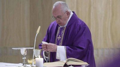 El Papa: �la oraci�n? Se necesitan valent�a y paciencia, no �sobornos�