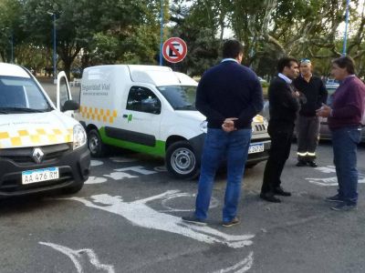 L�pez present� un nuevo m�vil para control mediante fotomulta
