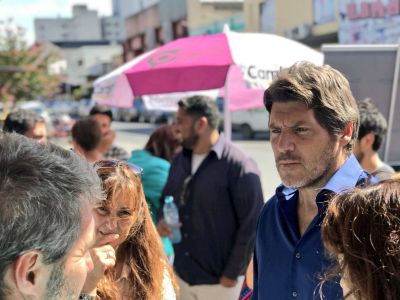 Castello recorri� Necochea y present� la Junta Promotora de la Coalici�n C�vica