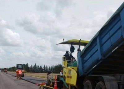 Plan Vial: avanzan los trabajos en la Ruta Provincial 215