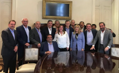 Macri se reunió con sindicalistas oficialistas en la Casa Rosada
