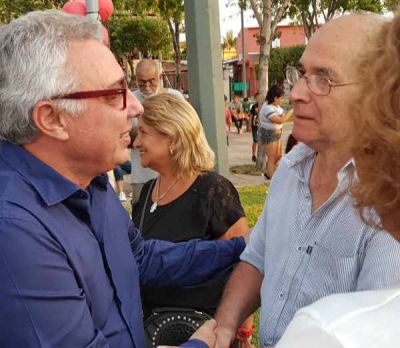 Julio Zamora reclam� al gobierno nacional por las obras de cloacas en Tigre