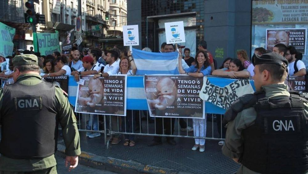 Hoy habr� marchas contra la despenalizaci�n del aborto en todo el pa�s