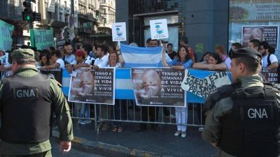 Hoy habr� marchas contra la despenalizaci�n del aborto en todo el pa�s