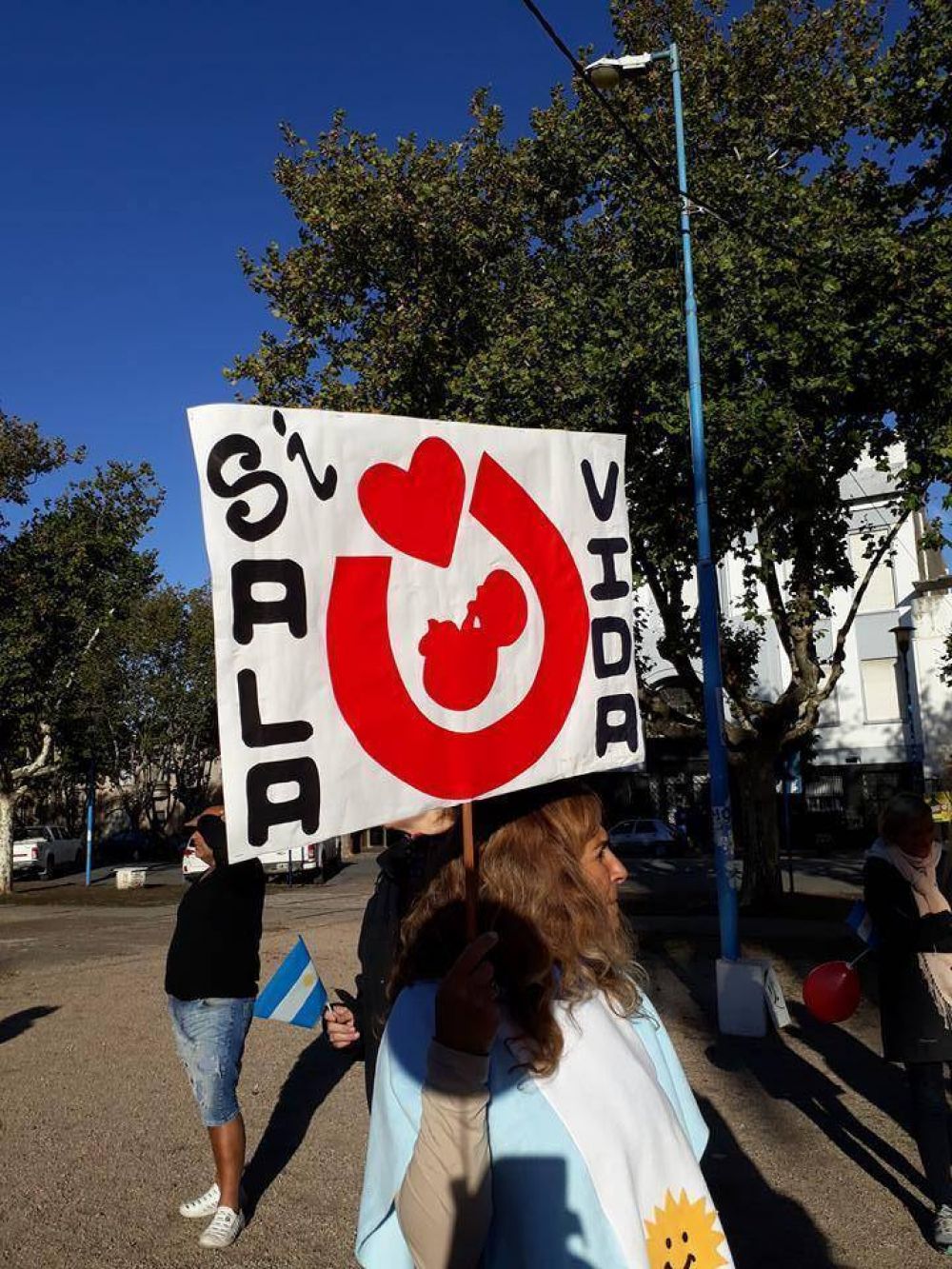 Se movilizaron en Necochea en el marco del �D�a del Ni�o por Nacer�