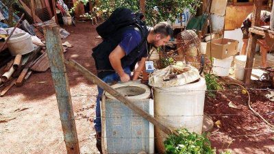 Dengue: retiraron 1400 toneladas de residuos voluminosos de hogares 