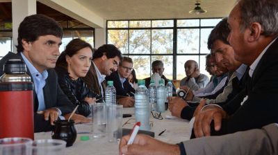 Sequ�a e inundaciones: Vidal prometi� cr�ditos y exenciones impositivas para los productores