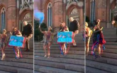 Arzobispado de La Plata pidi� disculpas por la agresi�n del cura a estudiantes en la Catedral