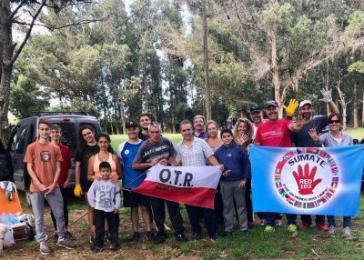 Jornada de limpieza en la Laguna de los Padres