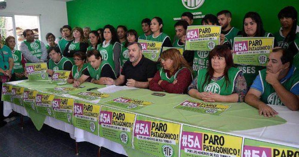ATE Río Negro lanzó un paro y hará acampes contra el ajuste del Gobierno Nacional