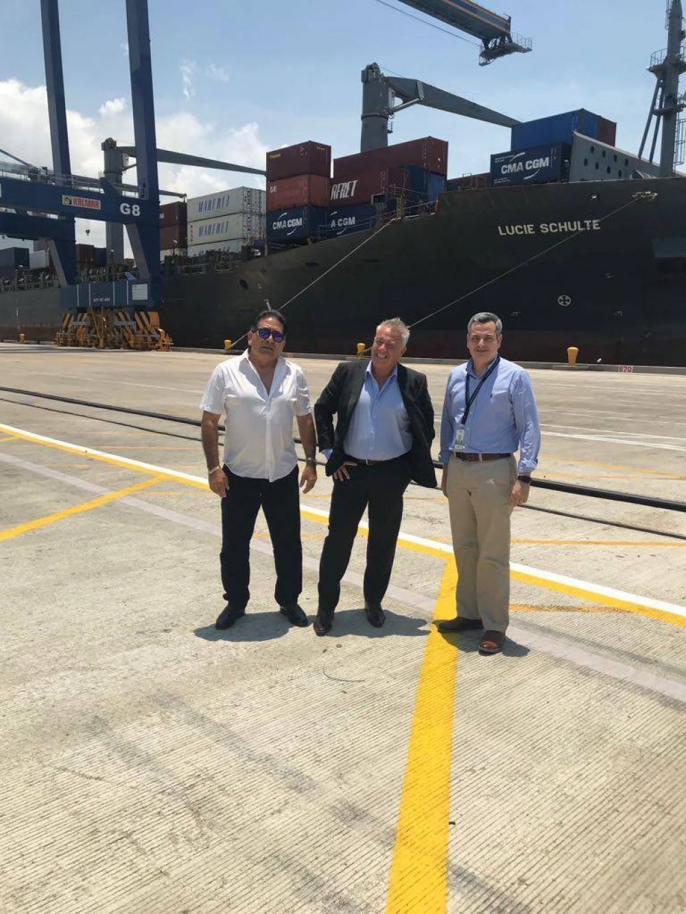 Directivos de TC2 visitaron puerto de Cartagena