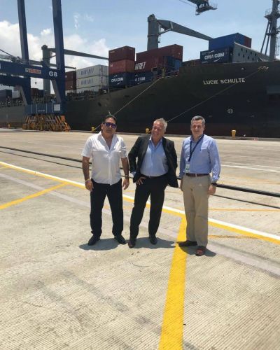Directivos de TC2 visitaron puerto de Cartagena