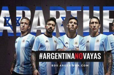 #ArgentinaNoVayas, la campaña para que la Selección no viaje a Tel Aviv a jugar un amistoso ante su par israelí