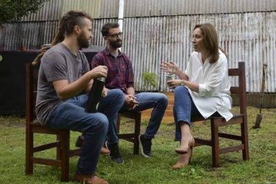 Vidal se reuni� con dise�adores que crearon una soluci�n ambiental que ser� probada en Base Marambio