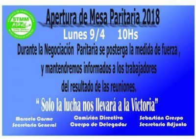 El Sindicato Municipal levanta el paro