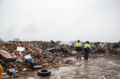 El Municipio volvi� a clausurar el basural clandestino conocido como �Do�a Cata� de Bernal