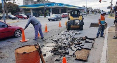 Trabajos para mejorar la transitabilidad en las calles