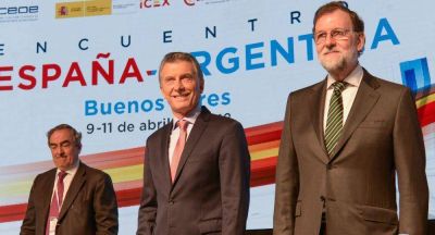 Ante empresarios, Macri y Rajoy llamaron a 