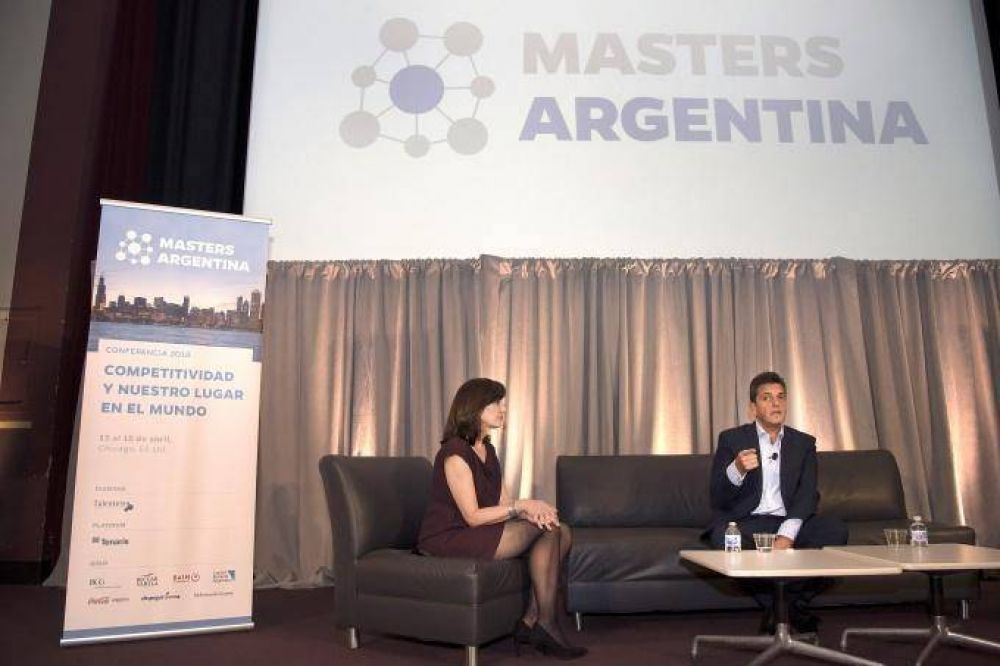 Massa en Chicago: La Argentina debe dejar de importar deuda y exportar ahorro