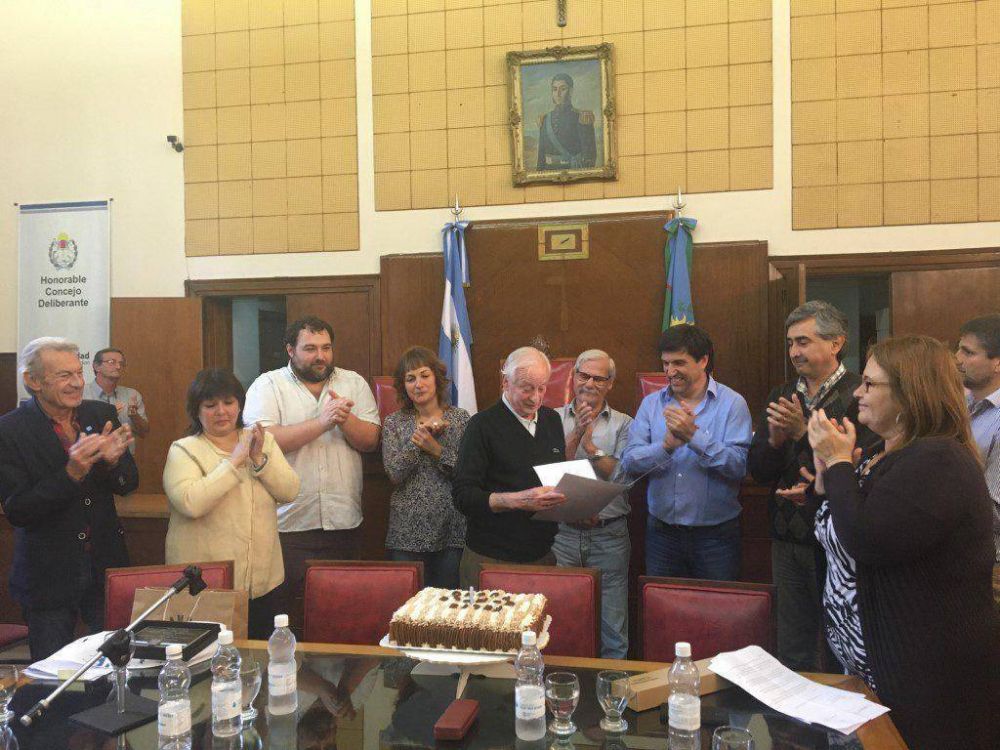 Homenaje a Juan Carlos Cordeau en el Concejo Deliberante
