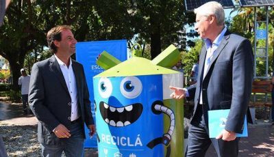 Sujarchuk present� un sistema de bateas verdes para reciclar los residuos urbanos