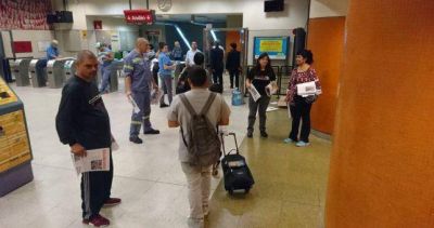 Cuarta jornada consecutiva de protesta de los Metrodelegados contra el cierre paritario de Larreta con la UTA