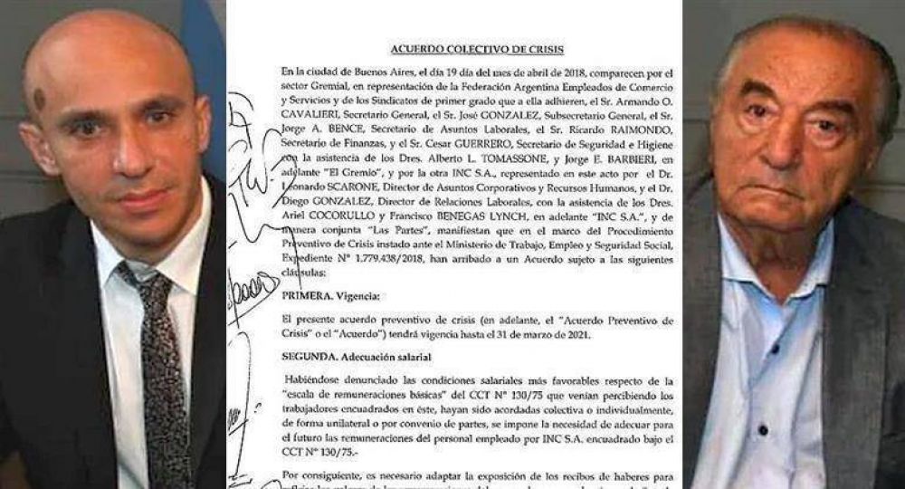 Este es el acuerdo firmado entre Carrefour y el Sindicato de Comercio