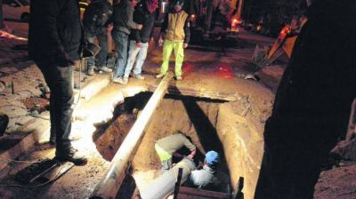 �Puede repetirse la gran p�rdida de agua en el centro de Roca?