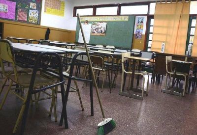Para los gremios, la adhesi�n al paro es del 90 por ciento
