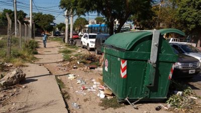 Un basural a cuadras del microcentro