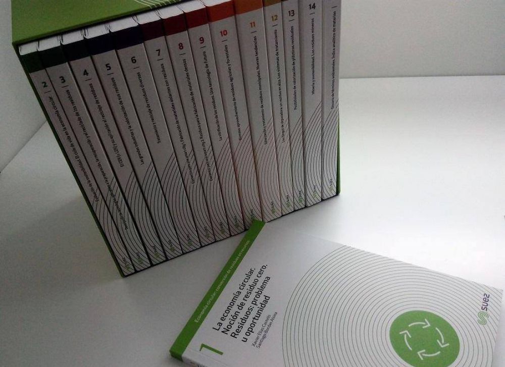 Suez edita una colecci�n de 14 libros sobre econom�a circular y aprovechamiento de residuos