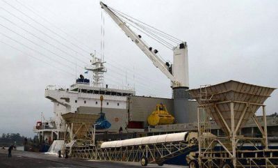 Movimiento de Mercader�as en Puerto Quequ�n