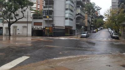 Belgrano: reparan un ca�o de agua y Luis Mar�a Campos estar� cortada toda la semana