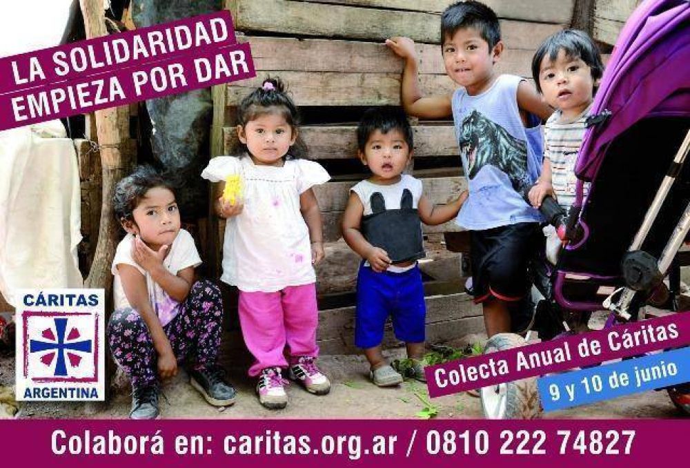 Critas Argentina inici su campaa 2018: La solidaridad empieza por dar