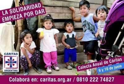 C�ritas Argentina inici� su campa�a 2018: �La solidaridad empieza por dar�