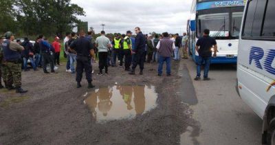 Otra vez la polic�a amedrent� a los trabajadores que marchaban contra el Gobierno