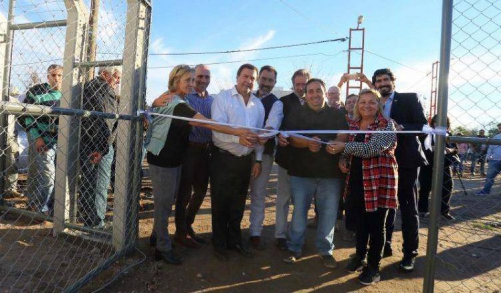 Weretilneck inaugur una planta elevadora de lquidos cloacales en Ro Colorado