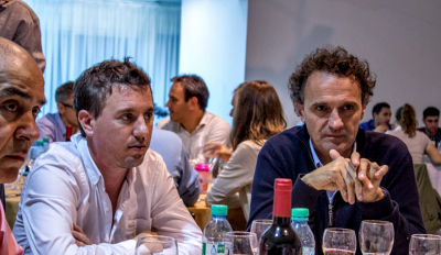 Alberto Fernández y Katopodis encabezaron una cena junto al dirigente platense Federico Martelli
