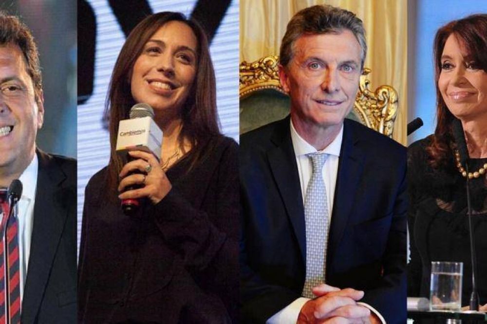 Encuesta electoral: Macri lidera, CFK y Vidal bajan mientras que Massa sube en la consideracin
