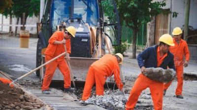 Cronograma de la obra de desag�es en avenidas Alem e Italia