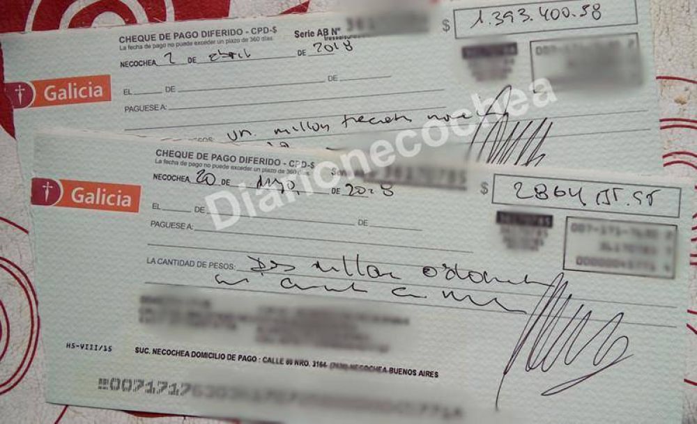 La UPC present� una denuncia penal por la desaparici�n de diversos cheques por sumas millonarias