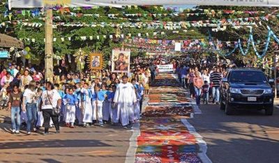 �Conoces la original alfombra que Paraguay prepara para la Virgen?
