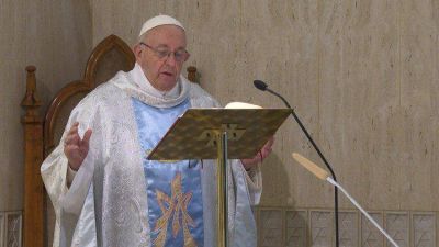 Papa: la Iglesia, como Mar�a, es mujer y madre