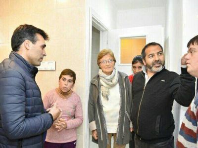 L�pez, en la obra de ampliaci�n del �Centro de D�a Mary Serrano�
