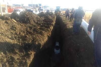 R�o Grande: Obras Sanitarias realiza trabajos en la red cloacal del barrio Malvinas Argentinas