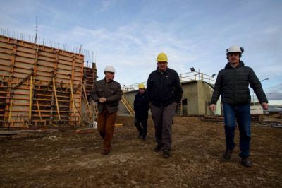 La obra de la Planta Depuradora presenta casi un 40 por ciento de avances