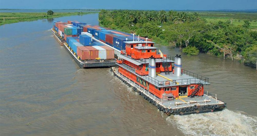 Gran porcentaje de las exportaciones argentinas se transportan por la Hidrov�a