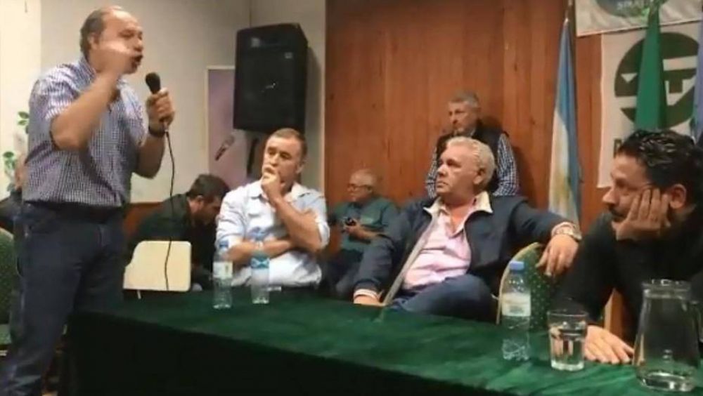 Sergio Berni, furioso y a los gritos con el presidente del PJ bonaerense